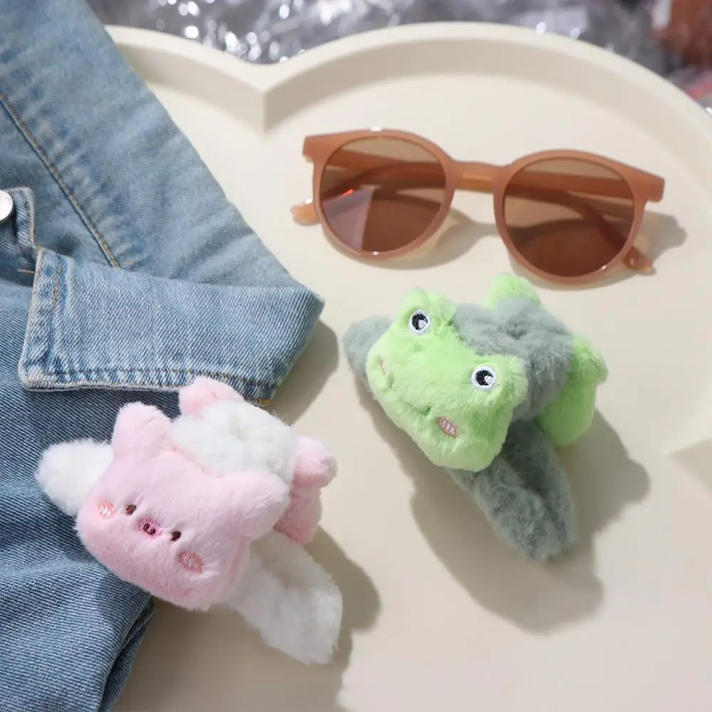 Милая кукла плюшевая панда коготь из волос акриловый кролик животное зажим в