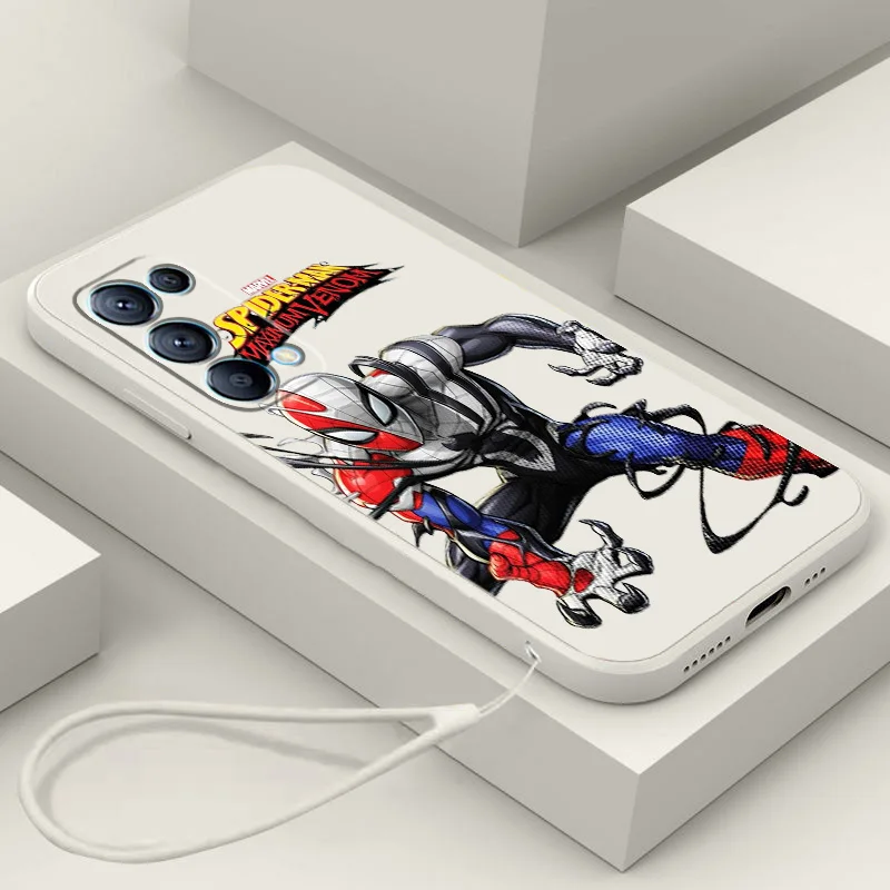 

Spider gwen marvel cute For OPPO Reno 9 8 7Z 6 5 4Z 2Z Lite Pro SE Neo 4G 5G Silicone Soft Black Phone Case