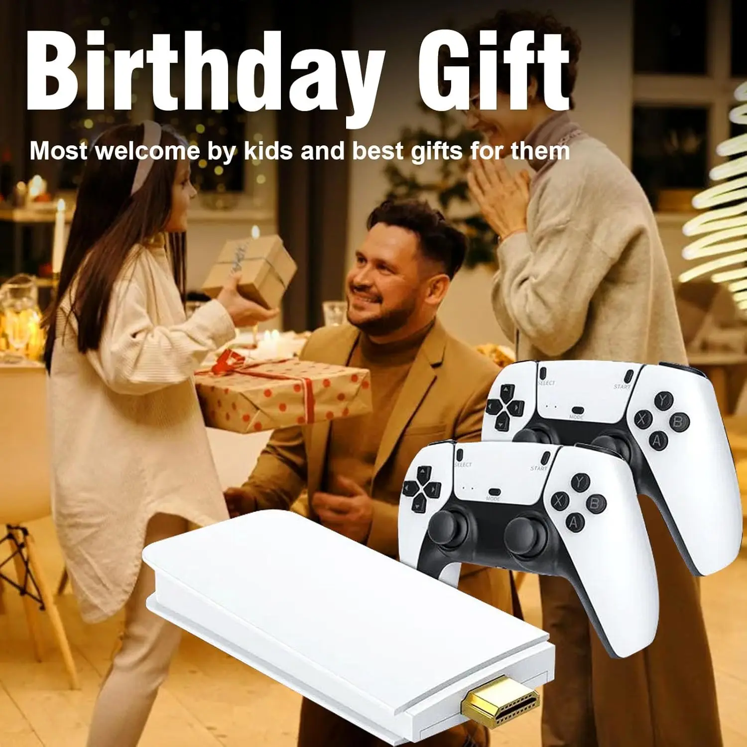 Ретро игровая консоль M15 Pro Plus Ностальгический беспроводной телевизор HD 4K Видео