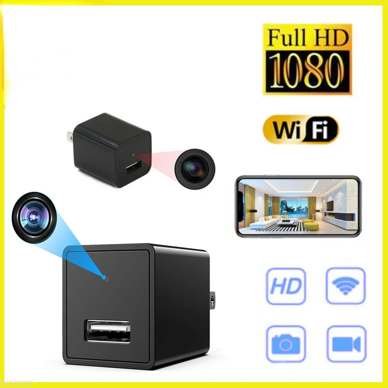 

Мини-видеокамера HD 1080P с поддержкой Wi-Fi и USB