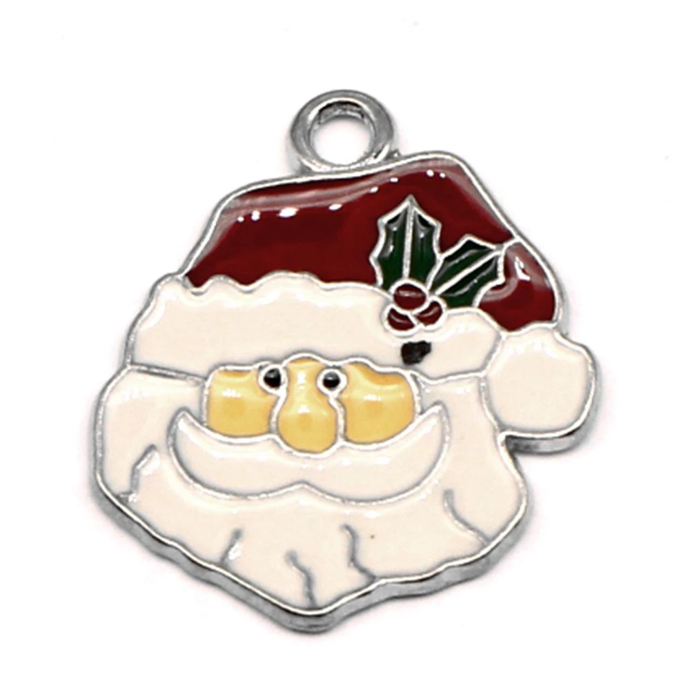 Подвески Санта Клаус для пар подвески сделай сам мужские ювелирные изделия эмаль
