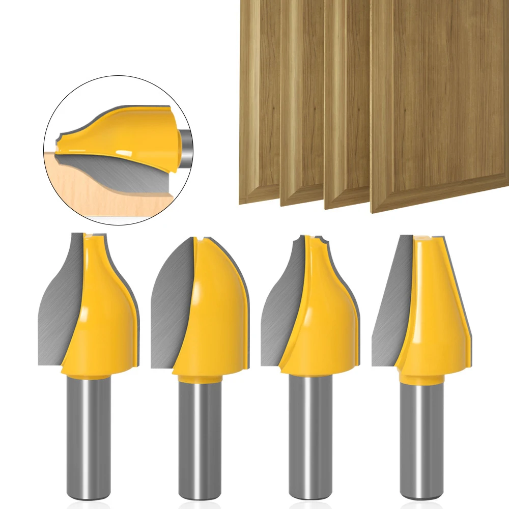 

Фреза вертикальная для резьбы по дереву, хвостовик 1/2 дюйма, 12,7 мм, 1 шт.