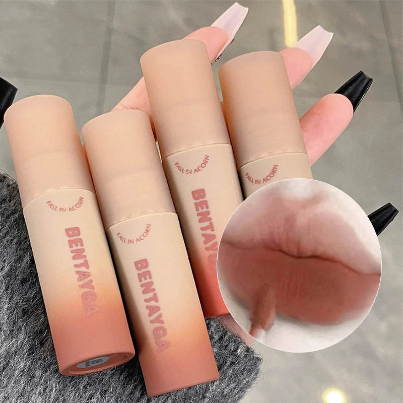 

Waterproof Velvet Matte Nude Lip Gloss Long-lasting Non-stick Cup Easy To Wear Sexy Nude Red Brown Lip Gloss Lip Makeup Cosmetic