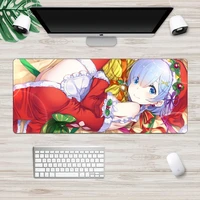 japan anime rem mousepad xxl large custom new mouse mat mousepads desk mats laptop office anti slip carpet desktop mouse pad