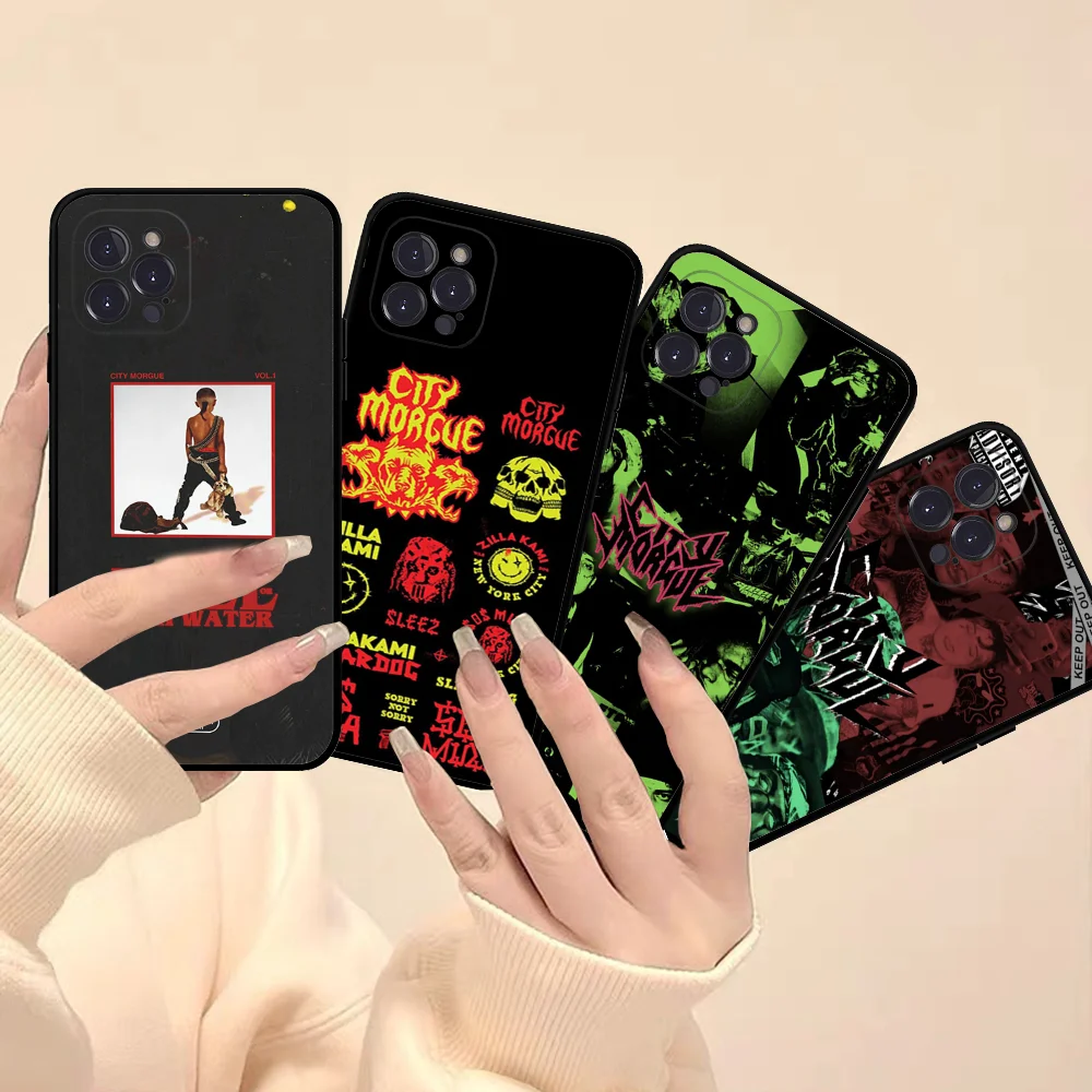 C-City M-Morgue Zillakami Phone Case Silicone Soft for iphone 16 15 14 13 12 11 Pro Mini XS MAX Plus X Cover
