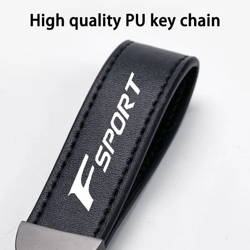 Высококачественный кожаный автомобильный брелок для ключей из искусственной
