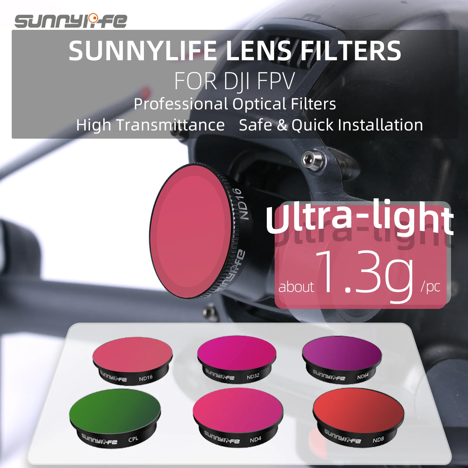 

Drone AccessoriesFor DJI MAVIC MINI/Mini SE/Mini 2Camera Lens Filter MCUV CPL ND4 ND8 ND16 ND32 ND/PL Filter