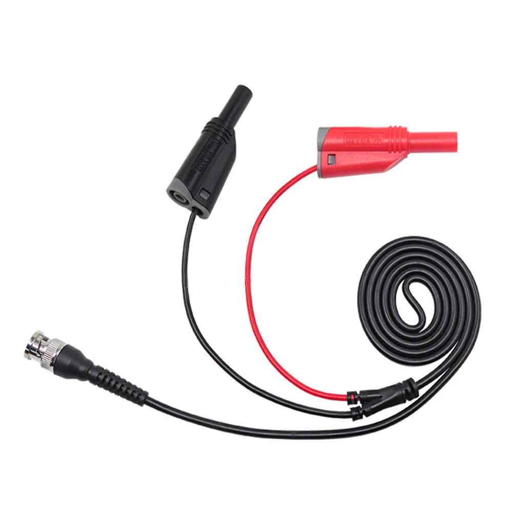 

1 шт., контрольный кабель P1010 120 см с BNC на Dual 4 мм, 500 В, 5 А