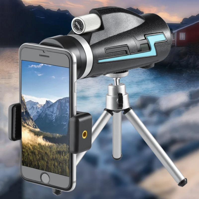 

Powerful Binoculars Monocular Powerful Telescope Waterproof Long Range Scope With Smartphone Outdoor Tourism/Hunting