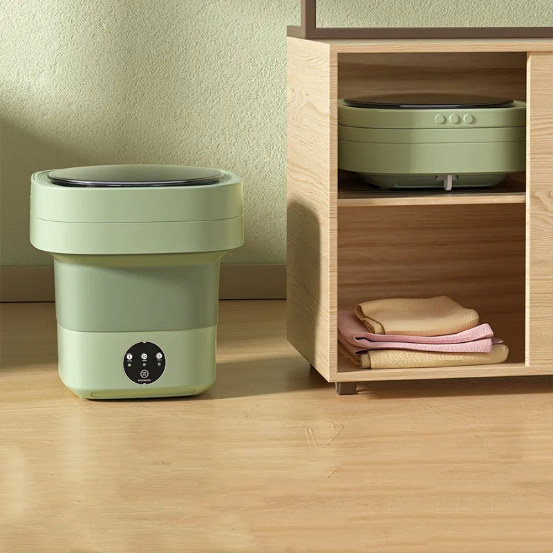 

Mini Foldable Machine Portable Socks Underwear Panties Washing Big Capacity 3 Models With Spinning Dry Gadg