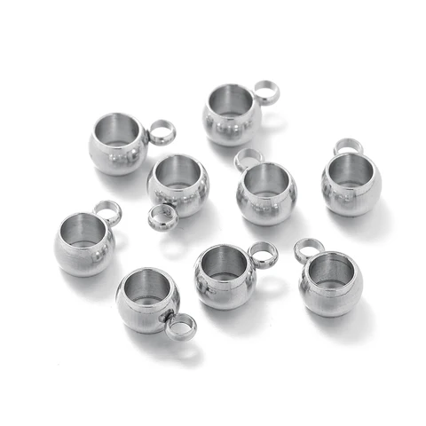 Бусины-разделители YouYoungDifferent из нержавеющей стали, золотого цвета, 4 мм