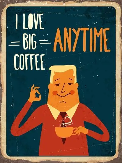 

Металлический знак в стиле ретро «I Love Big Coffee», Настенная картина в стиле ретро, картина для бара, бара, ресторана, домашний декор, винтажный Декор