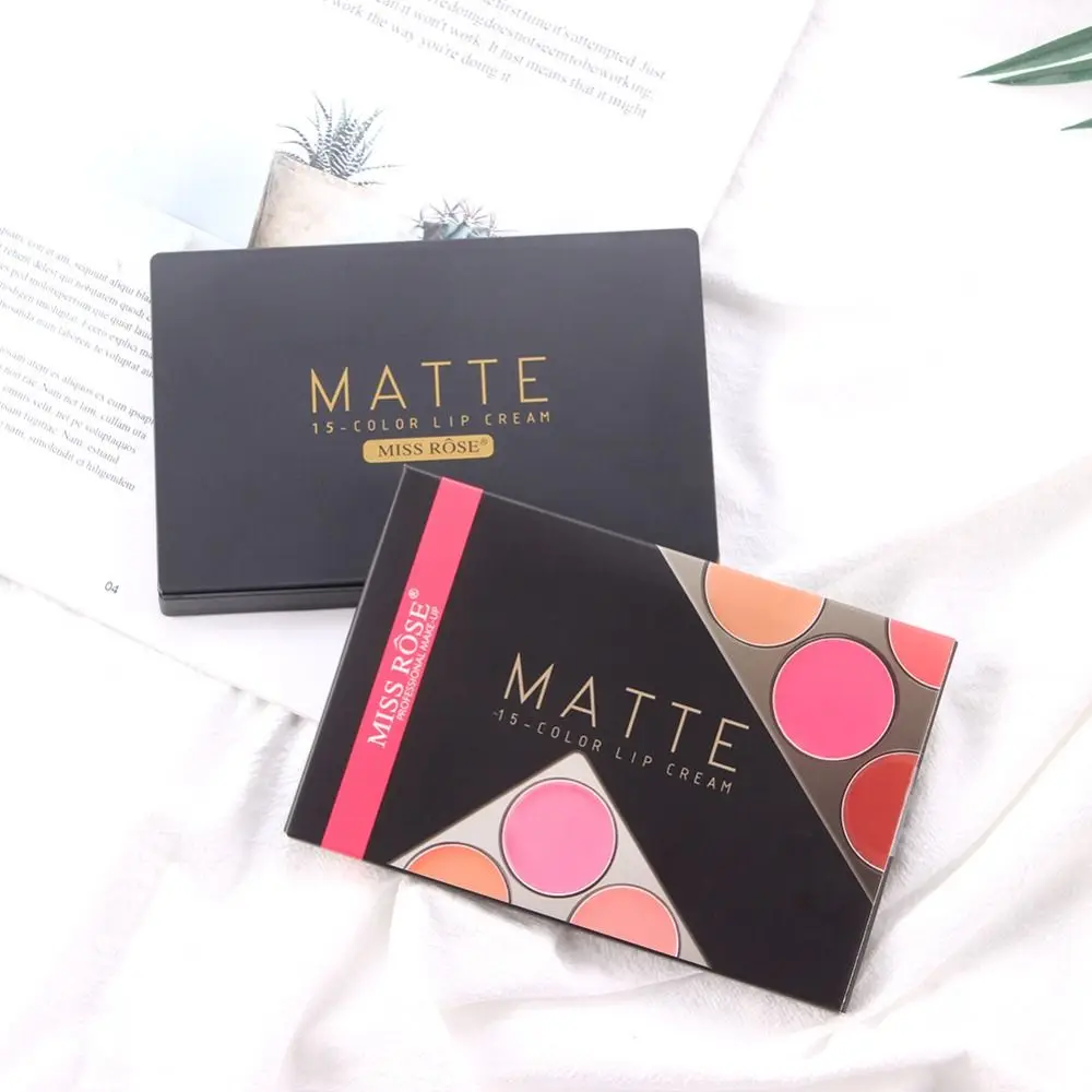 Нелипкая чашка матовая помада с зеркалом долговечная водонепроницаемая