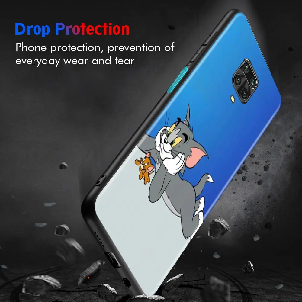 Чехол для телефона Tom and Jerry Xiaomi Redmi Note 11Pro Plus 11 10 8 Pro 11T 9s 9t 8t 7 силиконовый чехол 9 9a 9c |