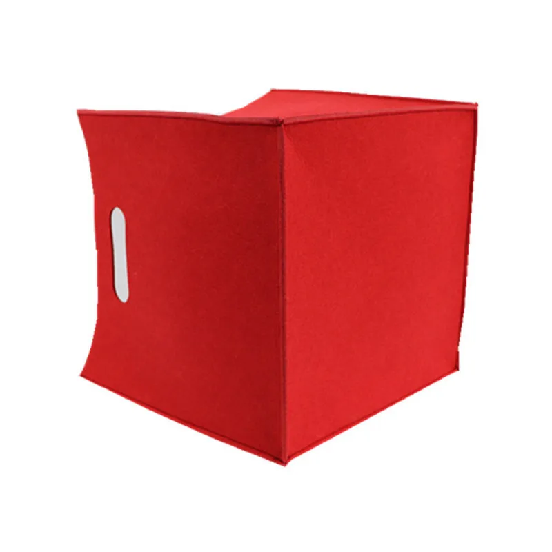 Складная корзина для хранения из фетра большого размера складная коробка