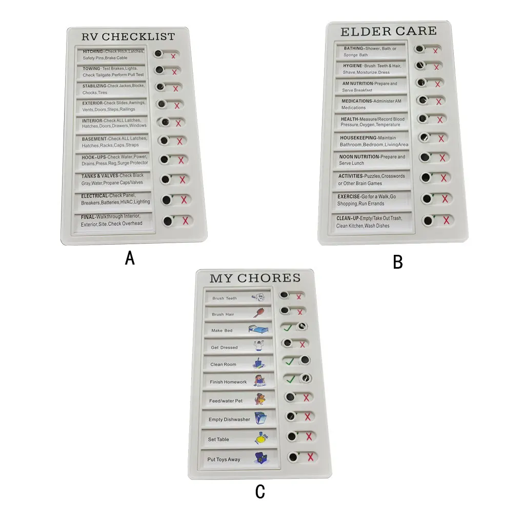

Доска для записей, многоразовый планирующий скользящий перечень, контрольный график, RV, школьный класс, переносной памятный ежедневник