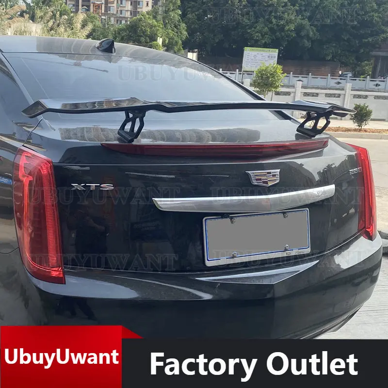 

Rear Trunk Lid Boot Spoiler Wings For Cadillac ATS CTS XTS SLS CT4 CT5 CT6 2007-2022 Sedan GTS-V Style High Quality ABS Material