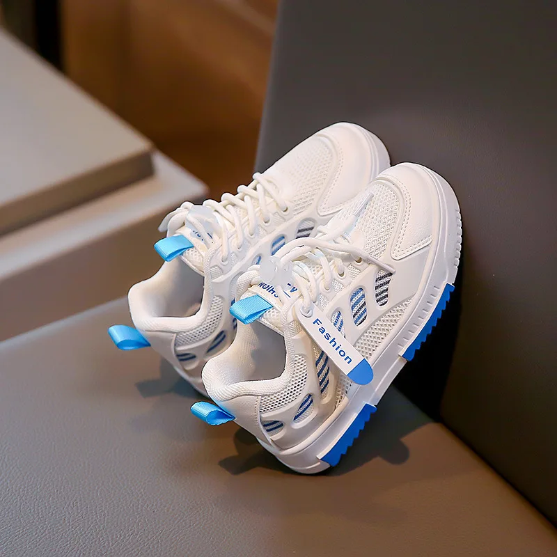 

Children's Shoes Spring Autumn New Girls Breathable White Shoes Stylish Outdoor fashion Casual Shoes for Boys Chunky Sneakers