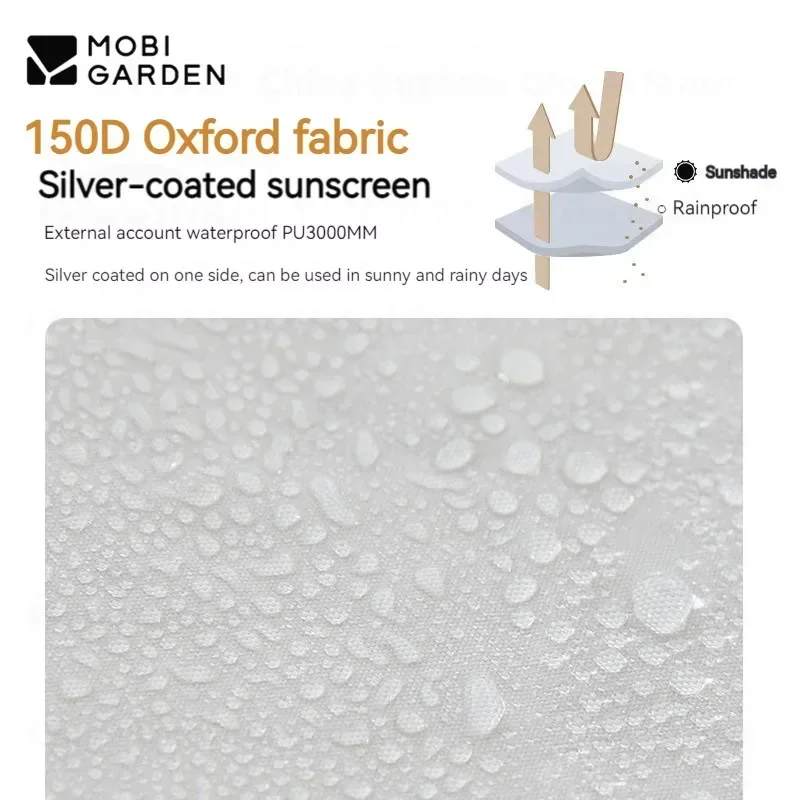 MOBI GARDEN/навесная портативная туристическая палатка с алюминиевым кронштейном