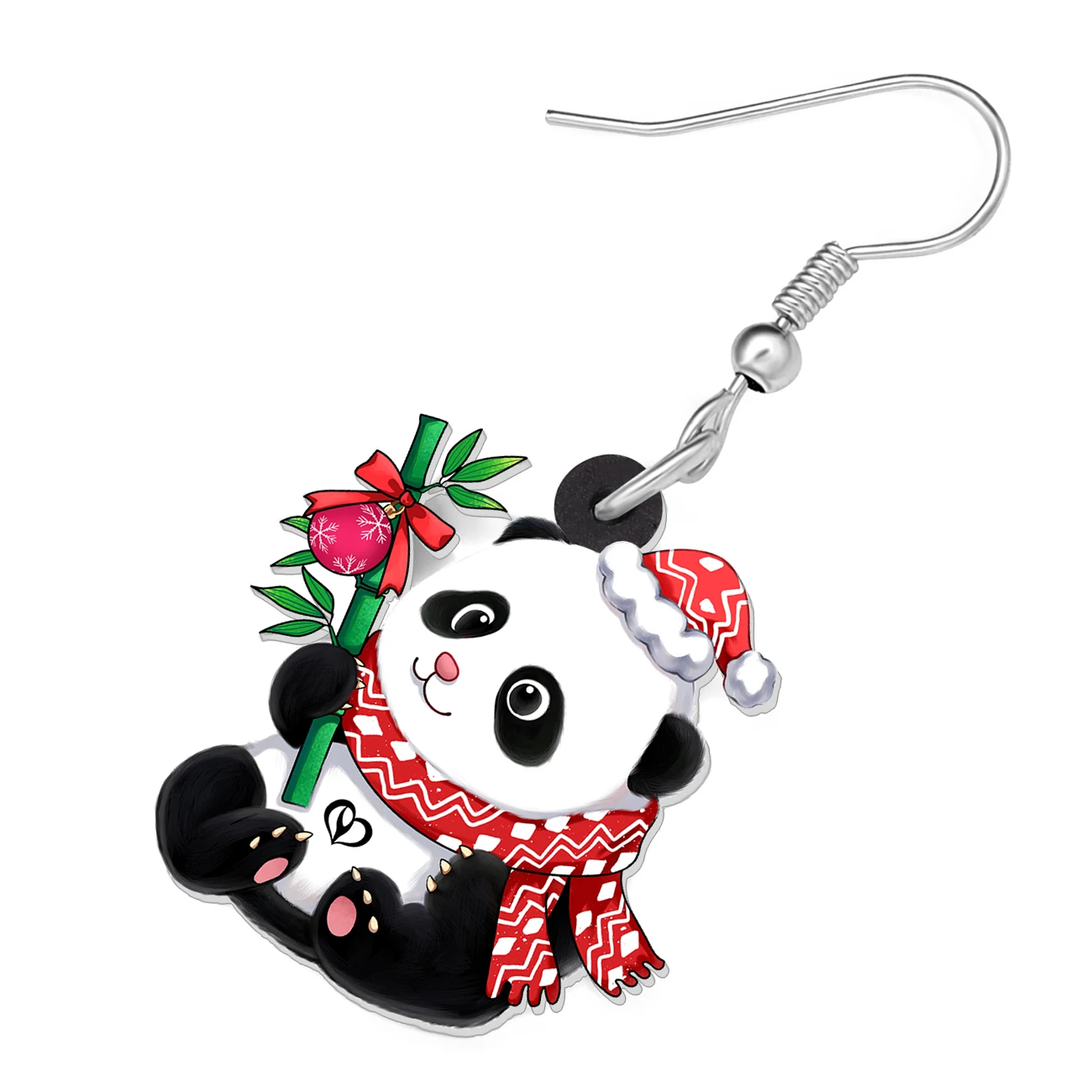 Weveni акриловые подвески в виде животных на Рождество милые бамбуковые модные