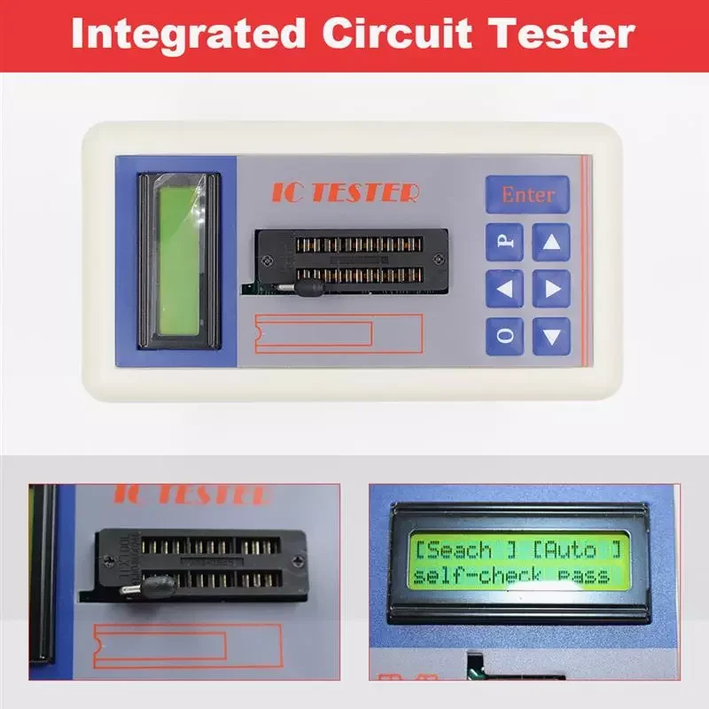 

Circuit Tester Professional Multifunctional Portable Digital LED Transistor IC Tester Meter Test Instrument