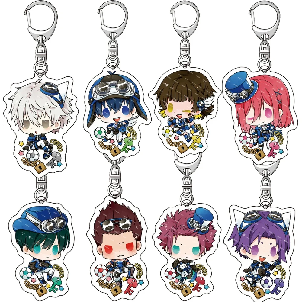 

Anime Blue Lock Acrylic Keychain Figures Nagi Isagi Chigiri Bachira Rin Sokura Cartoon Cosplay Key Chain Ornament Bag Fans Gifts