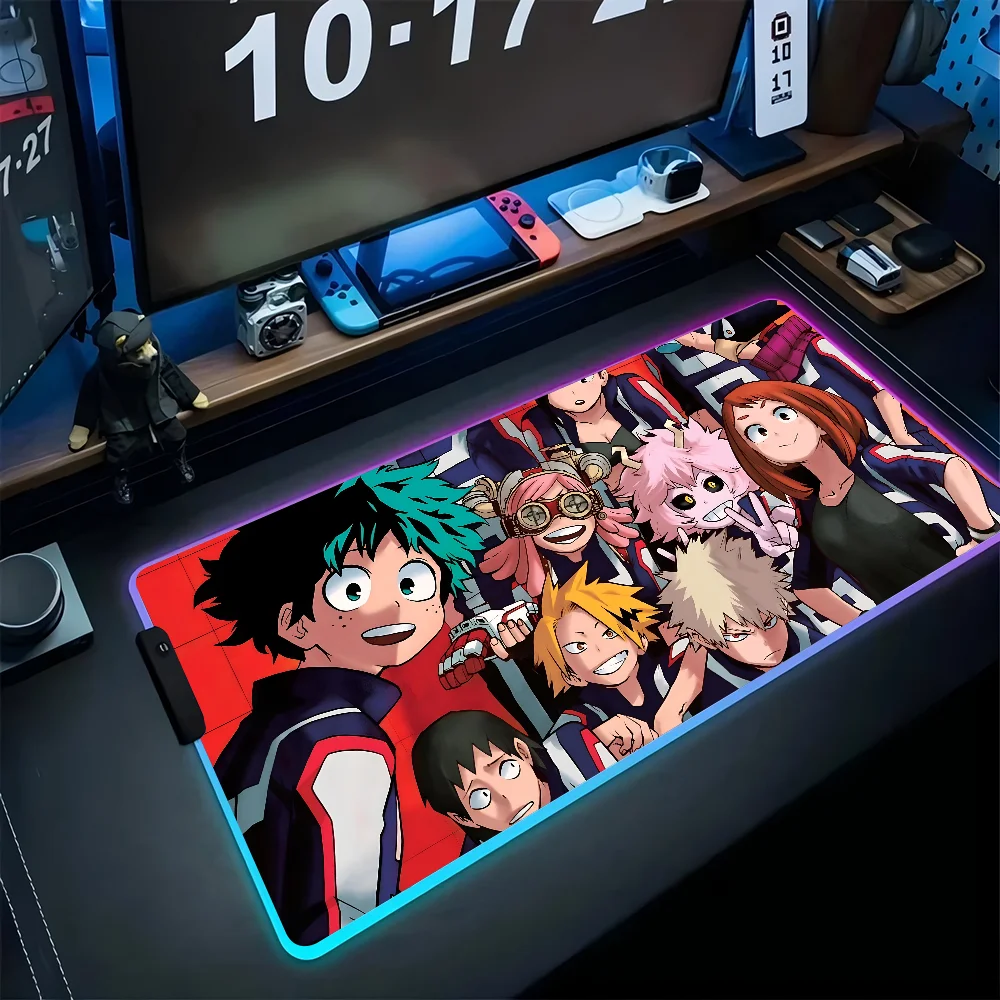 1 шт. напольный коврик для игровой мыши с RGB-подсветкой