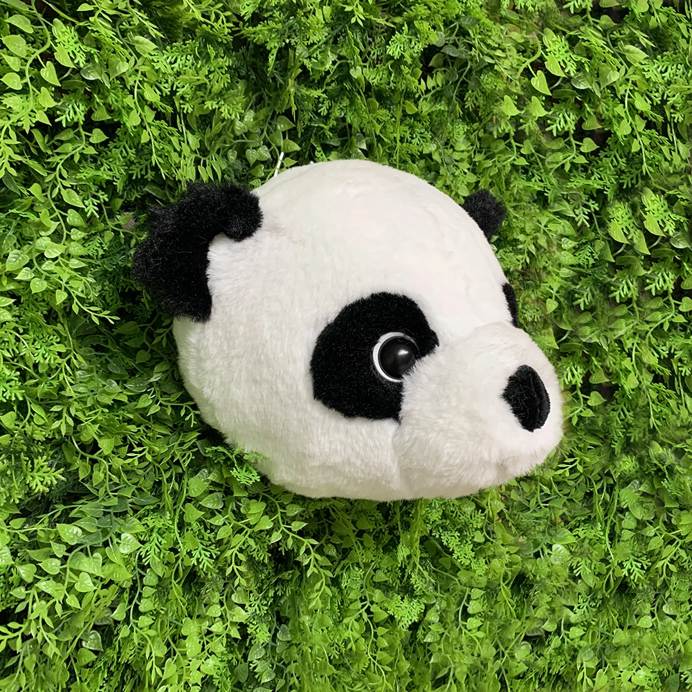 

2021 Panda Hanging Toys Nordic Style Head Stuffed Plush Doll Kids Bed Room Wall Decoration Artwork Wall birthday party