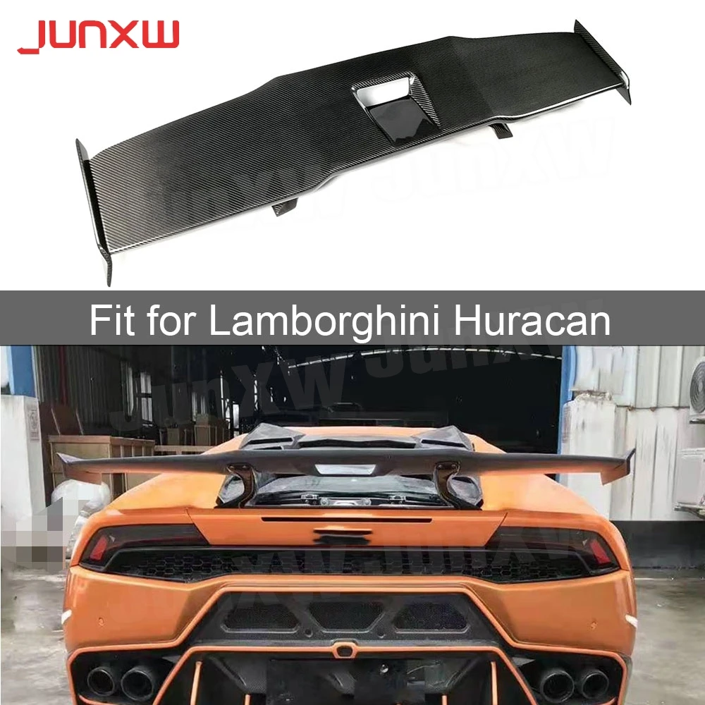 Задний спойлер из сухого углеродного волокна подходит для Lamborghini Huracan LP580 LP610 2014-2018