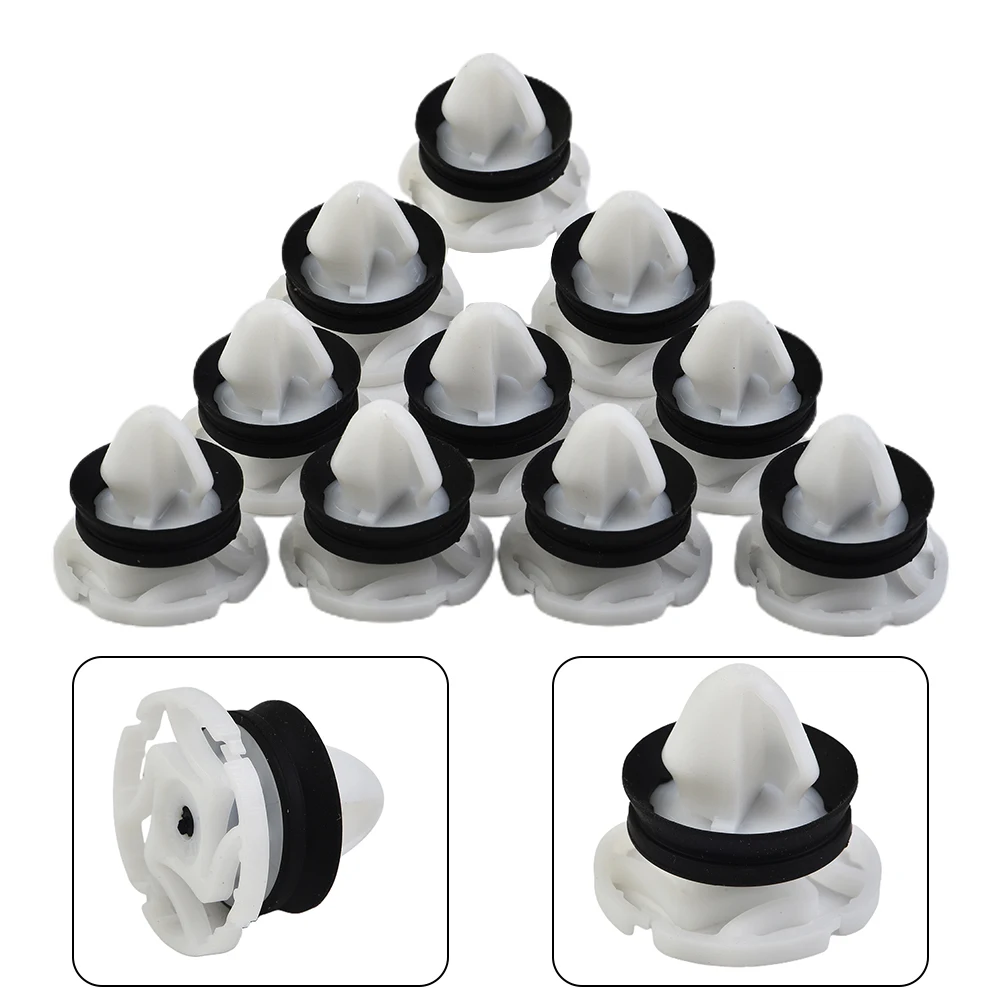 

Best Brand New Clips Mounting Clips Practicall 10 PCS 10 Piece Parts Products 7703077476 Accessories Door Trim Panel