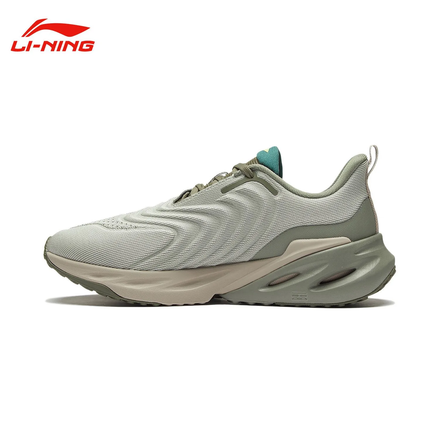Li Ning running shoes men's shoes new casual easy-fit running shoes shock absorption rebound reflective comfortable sports shoes
