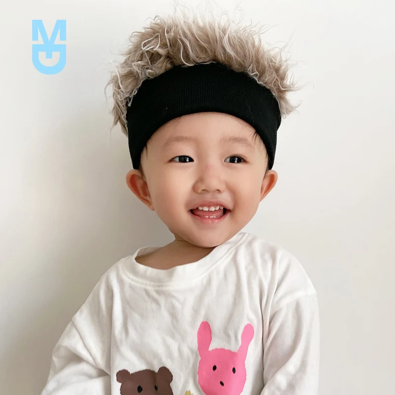 

New Youth Headgear Cute Funny Hip Hop Hat Street Hat For Children and Adult Hat Hair Wig Fashion Men