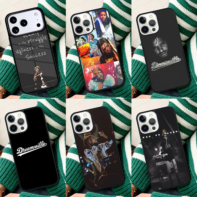 Фото Новый роскошный противоударный чехол Dreamville J. COLE для iPhone 17 Air, 16e, 15, 11, 12, 14, 13 Pro Max (чехол-накладка) №1