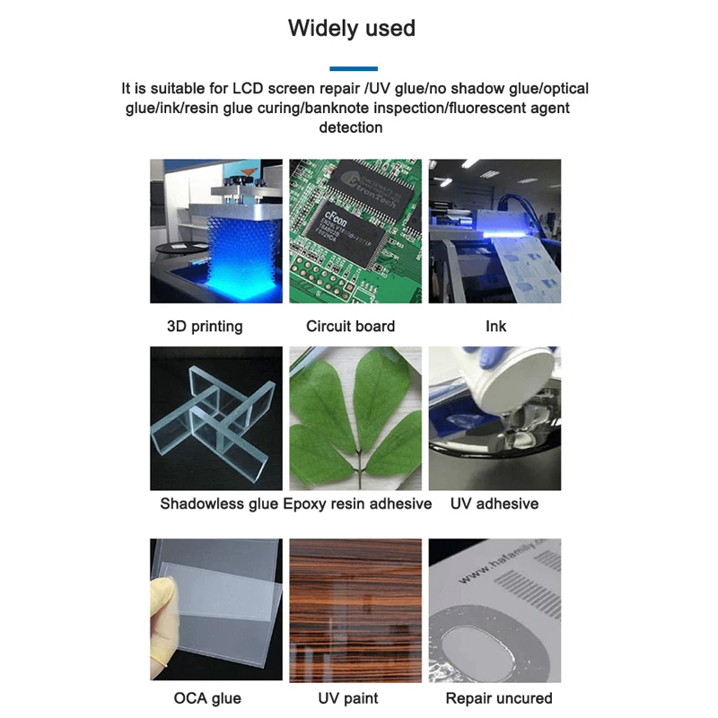 S-918B УФ-лампа для отверждения с 60 большими световыми бусинами Портативная духовка