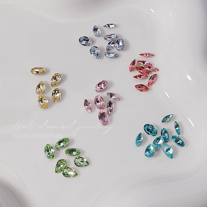 5 шт., высококачественные Стразы для украшения ногтей