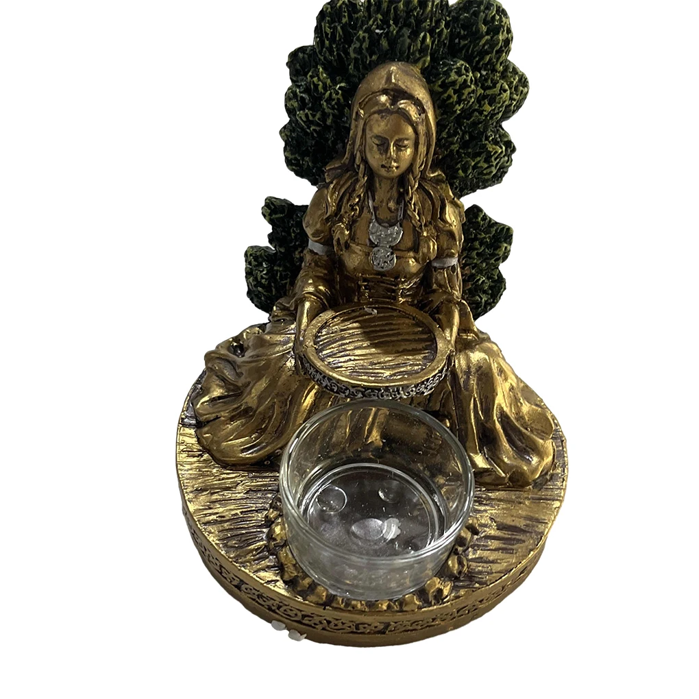 

Exquisite Goddess Statue Candle Holder For Home Decor Perfect Gift Choice Exquisite Design Celtic Goddess Statue