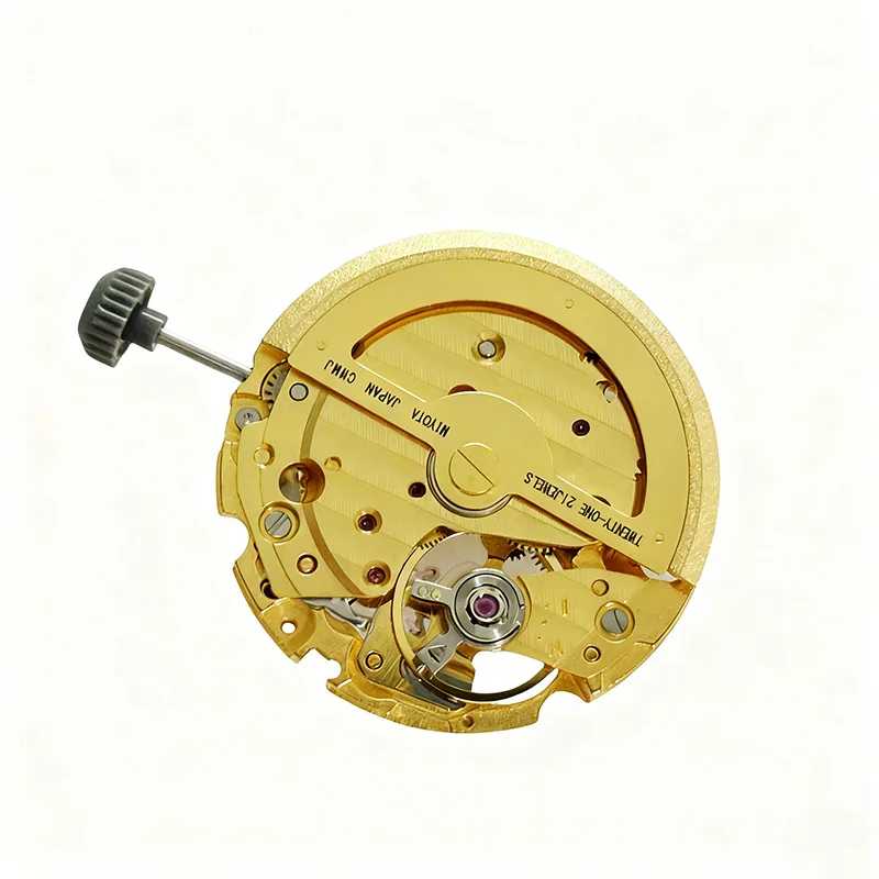 Фото Новый автоматический механический механизм для часов Miyota 82s7, настоящий 82S7, автоматический механизм Mouvement, 3 стрелки, дата в 3:00, детали для часов №3