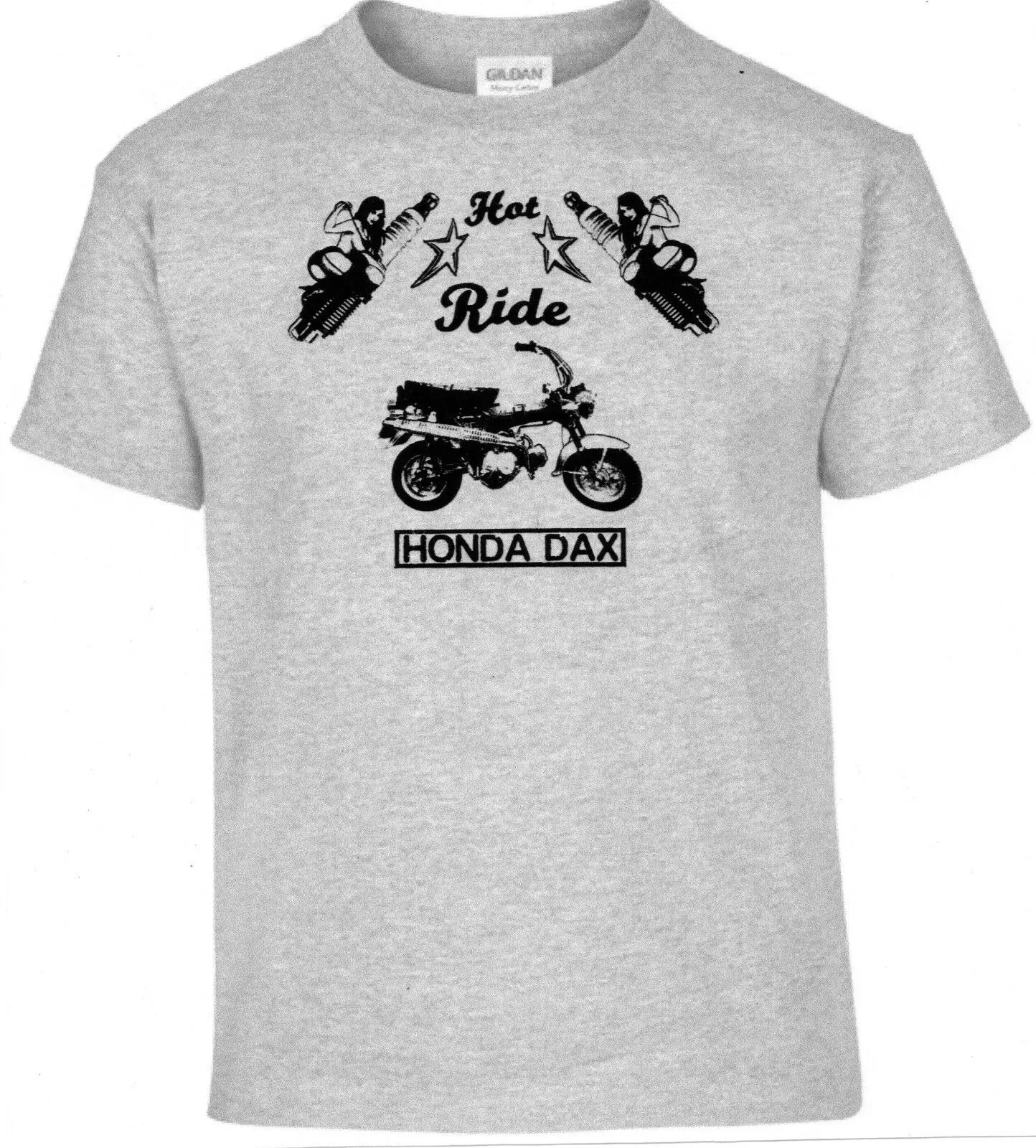 

Футболка, Honda Dax ,Pinup, Motorrad,Bike,Oldtimer,Youngtimer