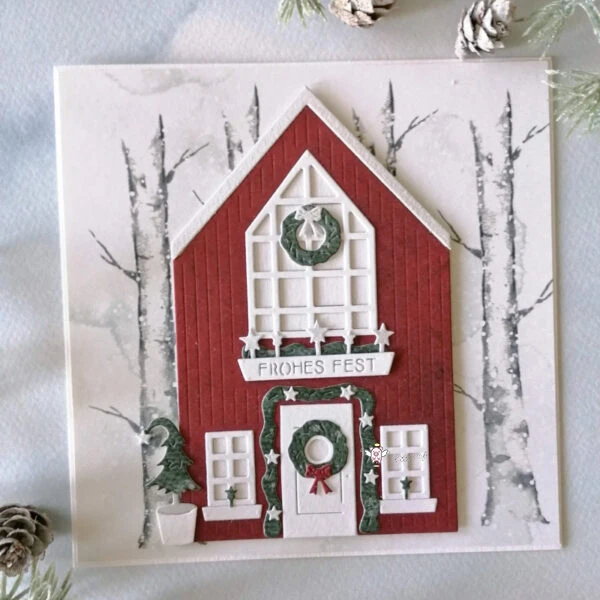 

Режущие штампы для рукоделия и металла Форма для высечки рождественские украшения дома для скрапбукинга бумаги ремесло Нож Форма лезвие пе...