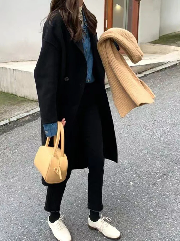 Рисунок 5 - Двустороннее кашемировое Женское пальто средней длины