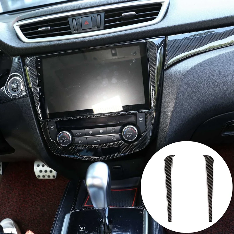 

Carbon Fiber ABS Central Control Display Screen Trim For Nissan X-Trail 2014-2018 Decoration Stickers