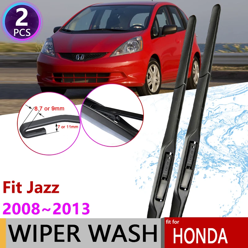 

Автомобильные щетки стеклоочистителя для Honda Fit Jazz 2008 ~ 2013, лобовое стекло, лобовое стекло щетки ветрового стекла GE6 GE7 GE8 GE9 2010, автомобильные а...