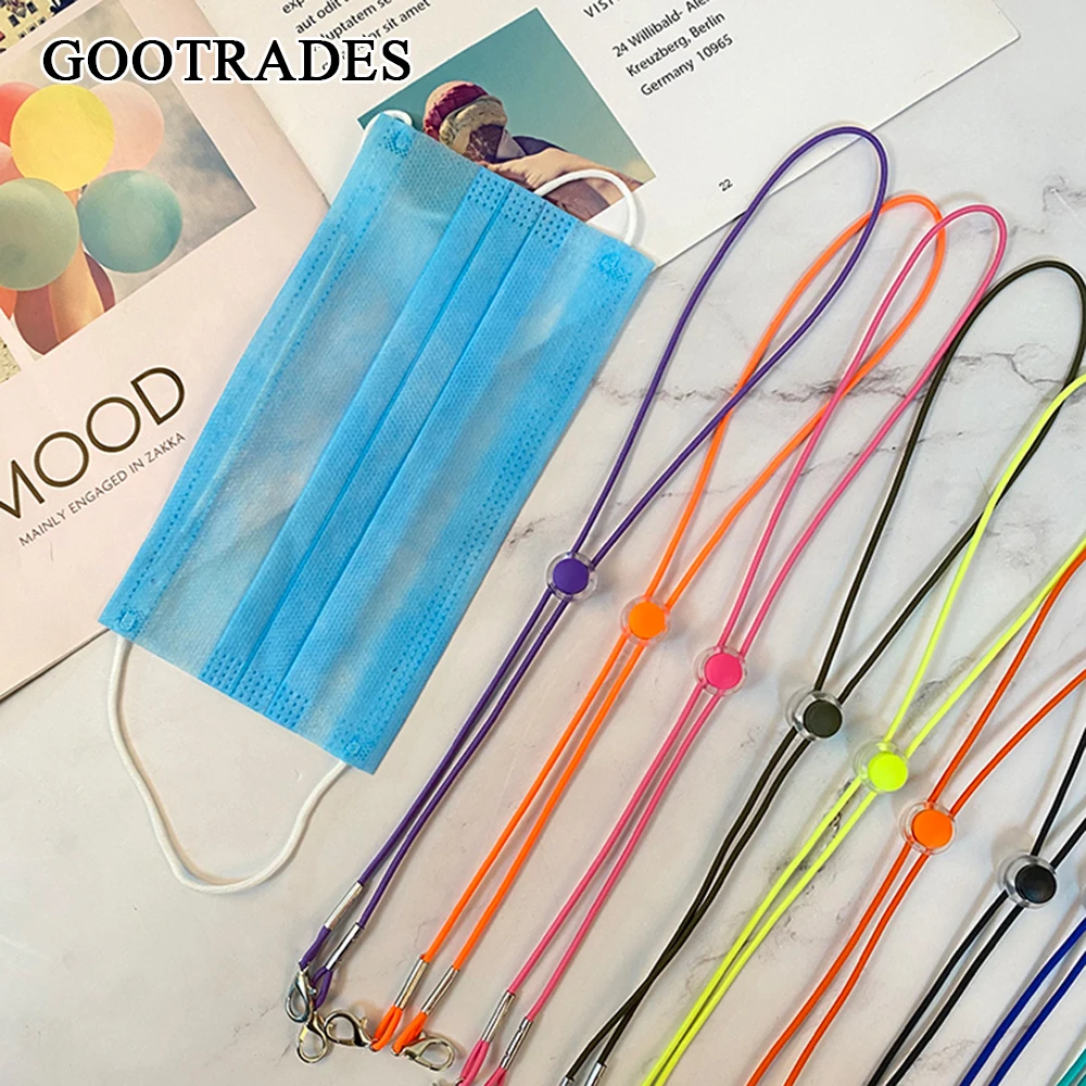 

Adjustable Face Mask Lanyard Convenient Holder Rope Anti-lost Portable Mask Hanging Neck Rop Ropes