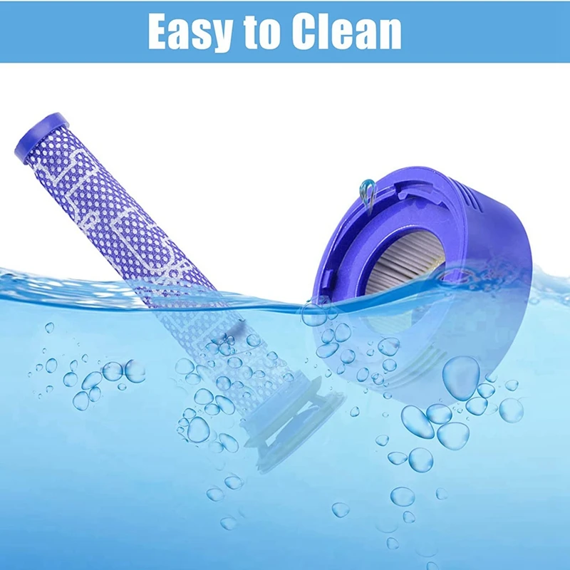 Rear Engine Cover + Filter Pre-Filter Set Replacement For Dyson V7 V8 Vacuum Cleaner Accessories