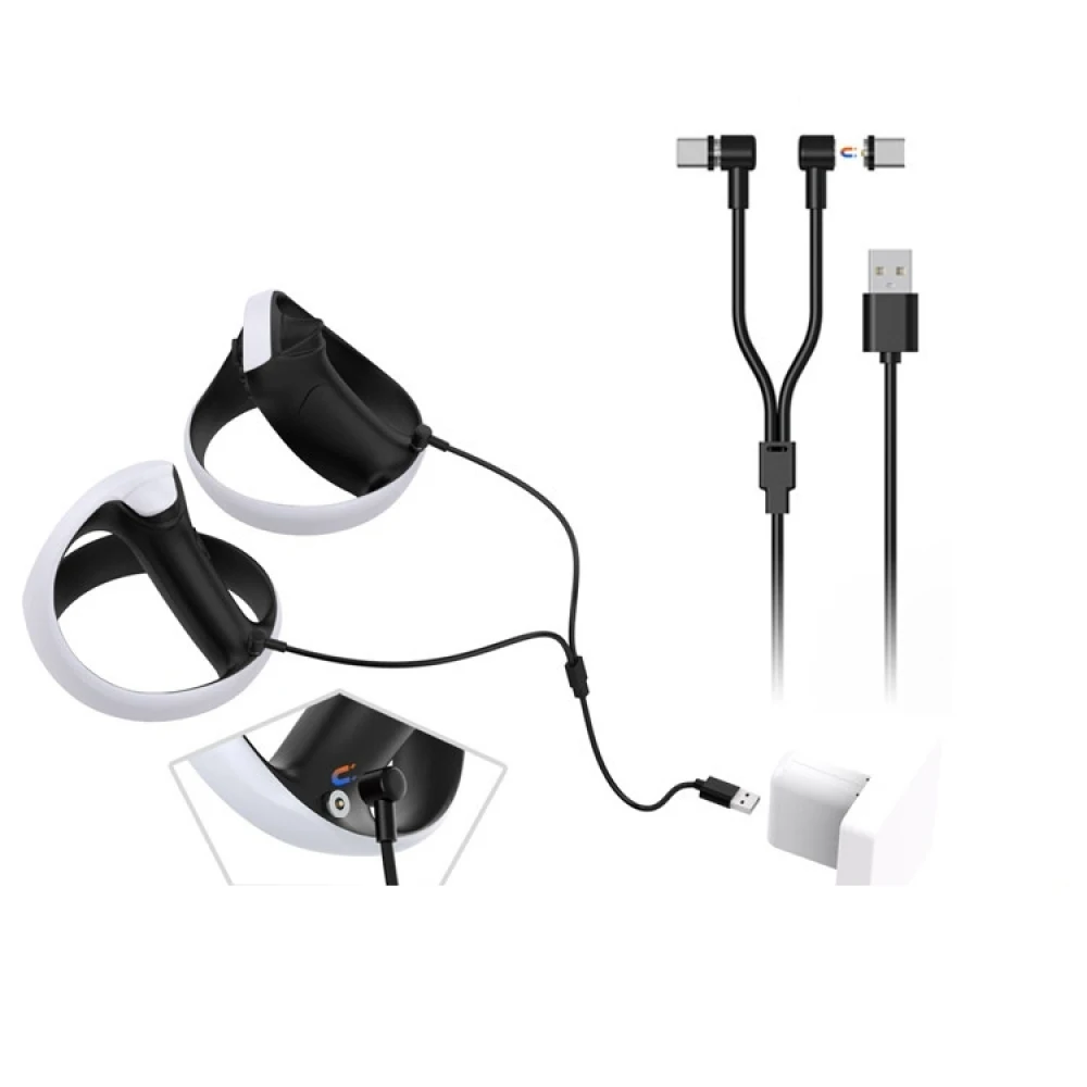 

For PSVR2 Handle Magnetic Charging Cable for PS5 Handle Type-c Charging Cable