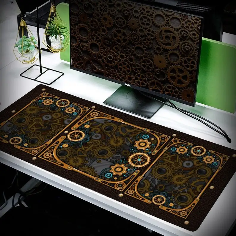 

Steampunk Decor - Steampunk Home Decor - Steampunk Desk Decor - Mouse Pad - Desk Accessories - Desk Mat - Victorian Mouse Pad -