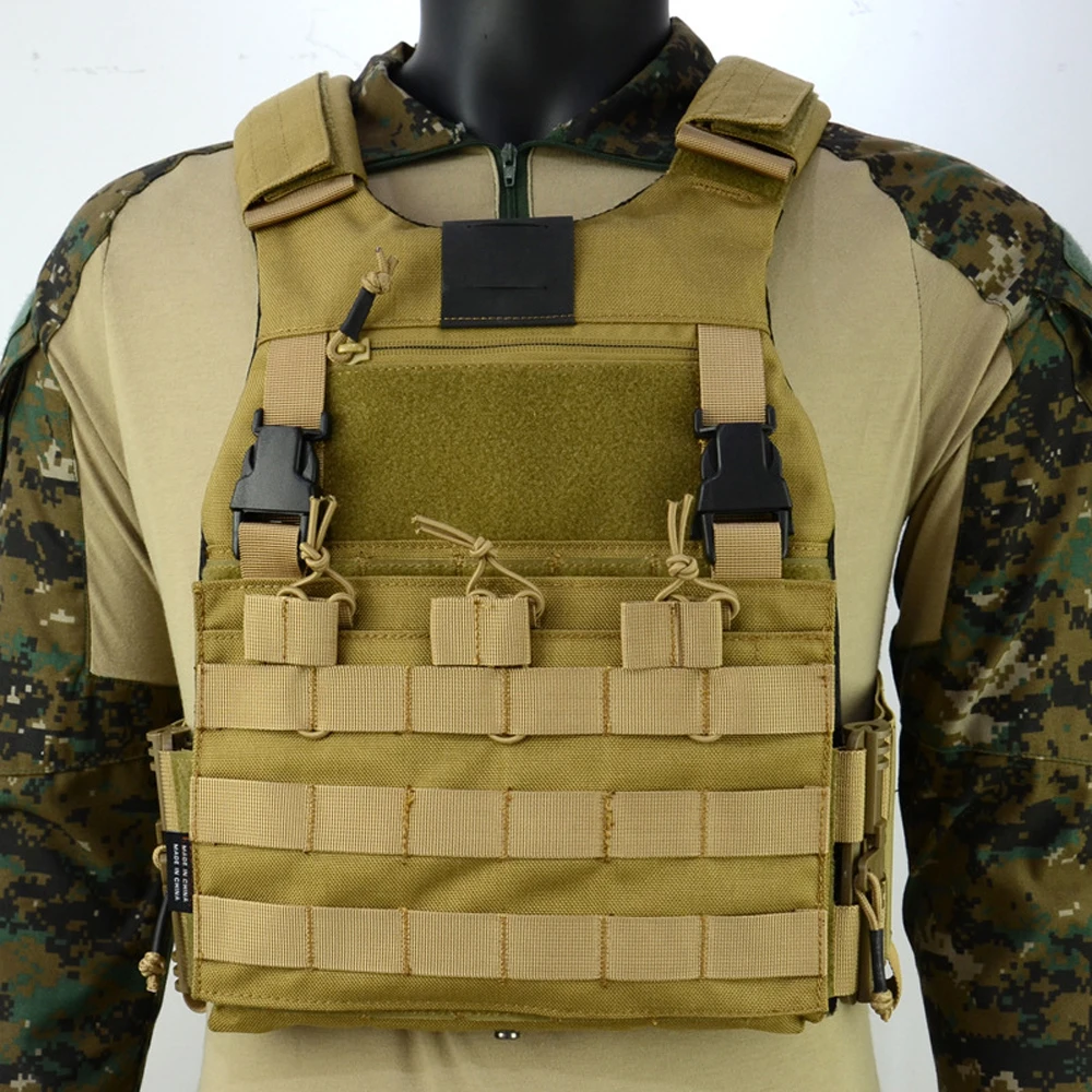 Тактический жилет FCSK с передним клапаном M4 MOLLE, тактический жилет Molle для страйкбола с быстросъемным эластичным поясом, охотничья одежда (art.: 3920cd7054ef7) - 3920cd7054ef7