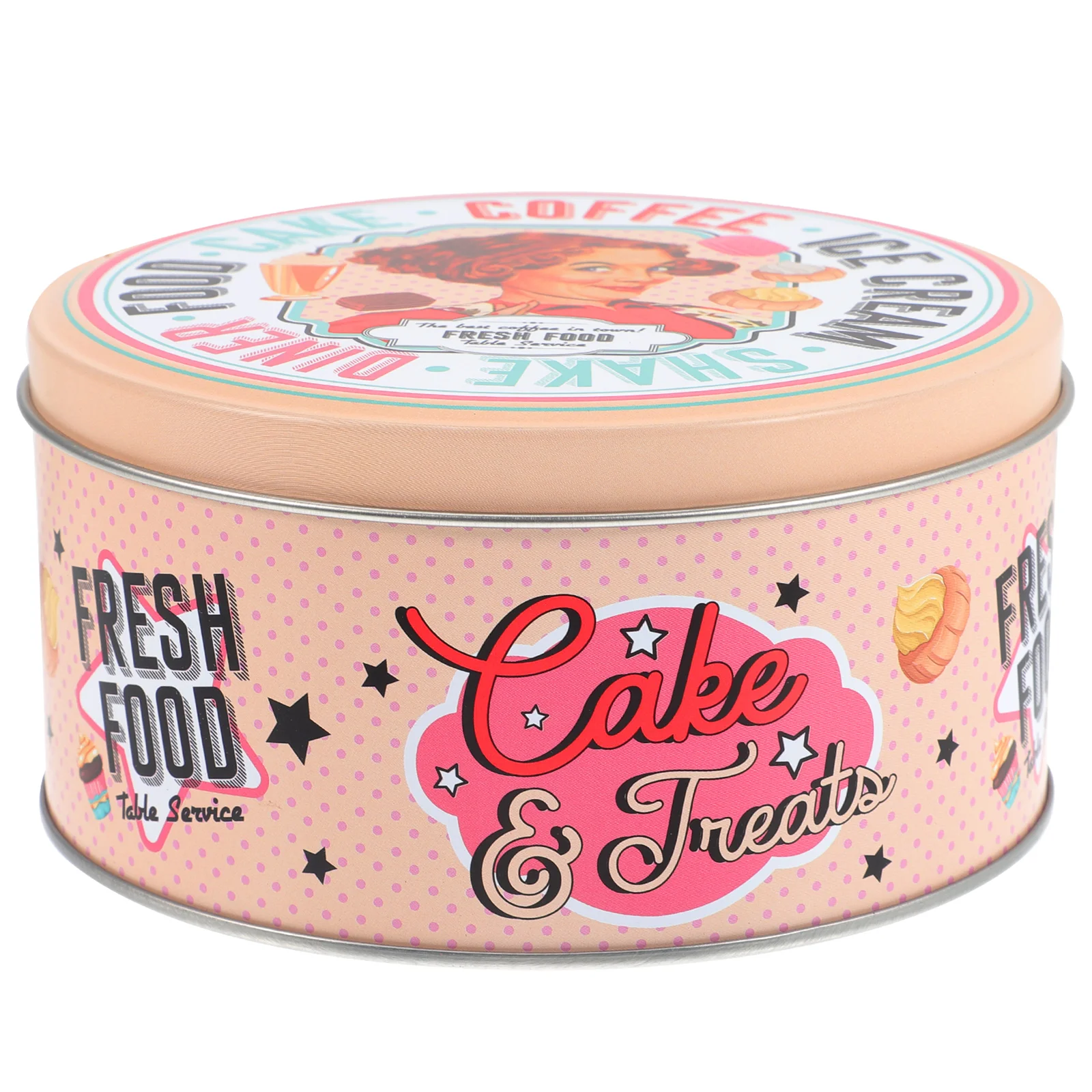 

Cookie Candy Box Gift Tins Boxes Round Jarlids Storage Containers Christmas Tinplategivingmetal Container Packing Biscuit Jars