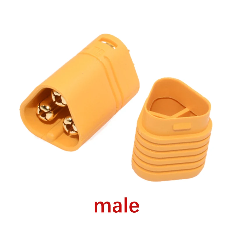 

2Pairs Amass MT60 Male Female Plug Connector With Sheath For FPV Multicopter Quadcopter Airplane