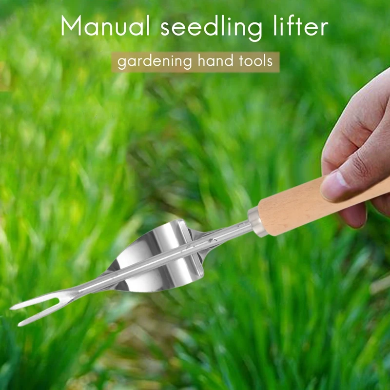 Деревянная ручка из нержавеющей стали для сада ручная вырезка прополки удаление